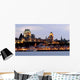 quebec city by night Wall Mural