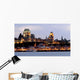 quebec city by night Wall Mural