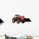 Red Construction Vehicle Wall Decal