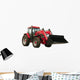 Red Construction Vehicle Wall Decal