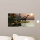 Brachiosaurus Sunset Wall Mural