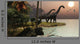 Brachiosaurus Sunset Wall Mural