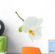 White Orchid Flower Wall Decal