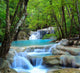 Erawan Waterfall Kanchanaburi Thailand Wall Mural