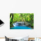 Erawan Waterfall Kanchanaburi Thailand Wall Mural