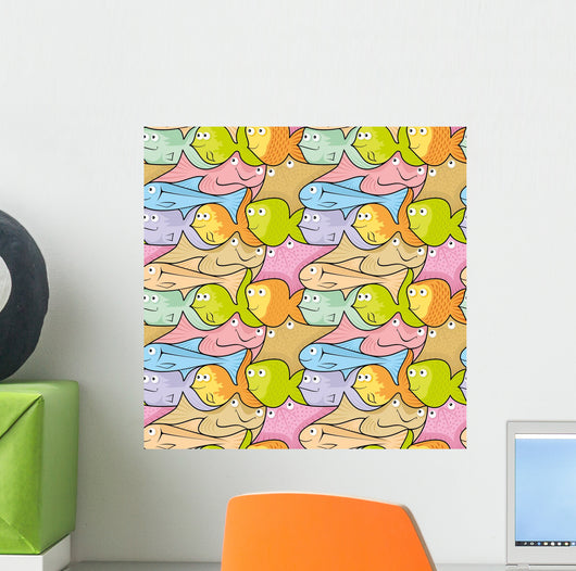 Fish Puzzle Wall Decal