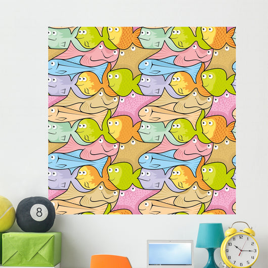 Fish Puzzle Wall Decal