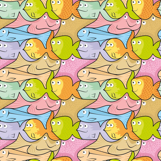 Fish Puzzle Wall Decal