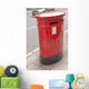 British Oval Red Post Wall Mural