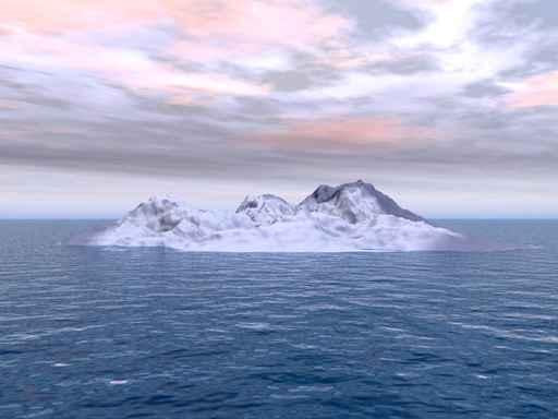 Iceberg Wall Decal Design 1