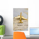 Spain Gold Airplane Wall Mural
