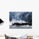 Stormy Waves against Beacon Wall Decal