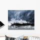 Stormy Waves against Beacon Wall Decal