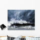 Stormy Waves against Beacon Wall Decal