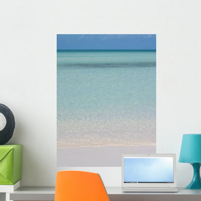Turks and Caicos Beach shown on a wall