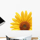 Sunflower Over White Wall Decal