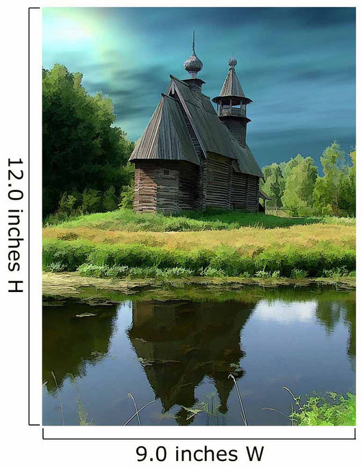   russia, kostroma, museum of wooden architecture Wall Mural