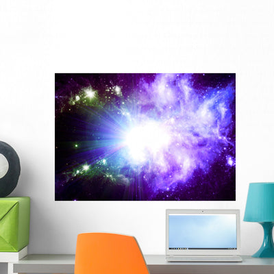 Space shown on a wall