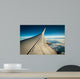 Airplane Wing with Clouds