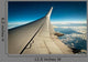 Airplane Wing with Clouds