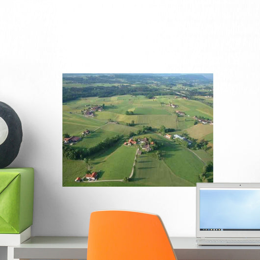 Foothills Alps Allgau-farms Wall Decal