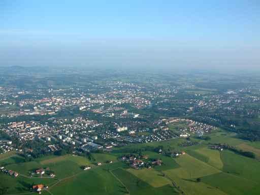 Kempten Oberallgau Aerial Wall Decal
