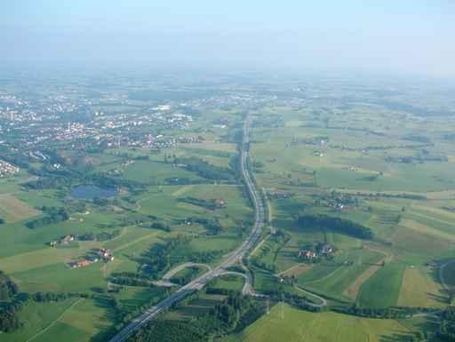 Oberallgau Balloon A7 Motorway Wall Decal