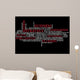 Business Words Collage Wall Mural