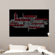 Business Words Collage Wall Mural