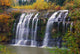 Wide River with Waterfall
