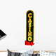 Casino Sign Wall Decal