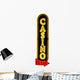 Casino Sign Wall Decal