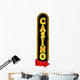 Casino Sign Wall Decal
