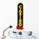 Casino Sign Wall Decal