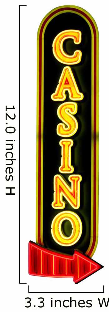 Casino Sign Wall Decal