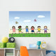 Happy Children Holding for Wall Mural