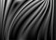 Black Abstract Satin Curtain