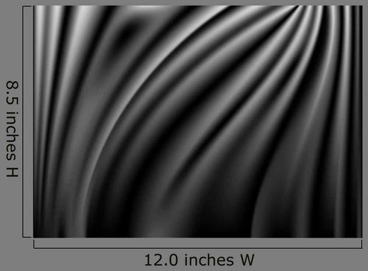 Black Abstract Satin Curtain