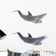 Two Dolphins Breached Wall Decal
