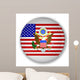 Badge with Flag United Wall Decal