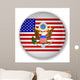 Badge with Flag United Wall Decal