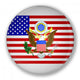 Badge with Flag United Wall Decal