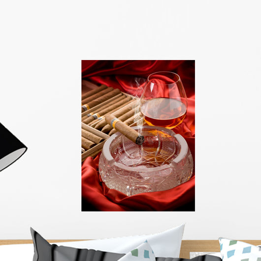 Cuban Cigar and Liquor
