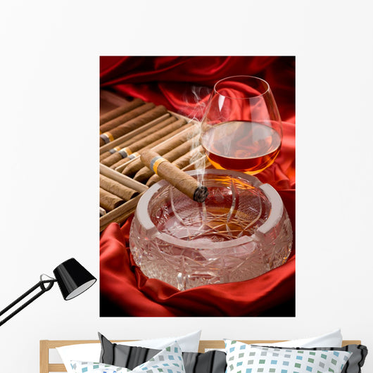 Cuban Cigar and Liquor