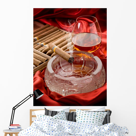 Cuban Cigar and Liquor