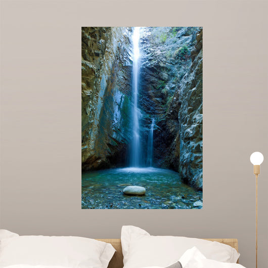Chantara Waterfalls in Trodos mountains, Cyprus Wall Mural