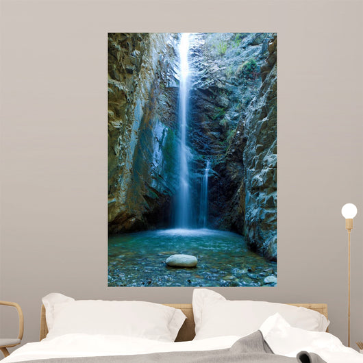 Chantara Waterfalls in Trodos mountains, Cyprus Wall Mural
