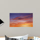 Brilliant Purple Orange Sunset Wall Decal