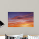 Brilliant Purple Orange Sunset Wall Decal
