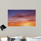 Brilliant Purple Orange Sunset Wall Decal